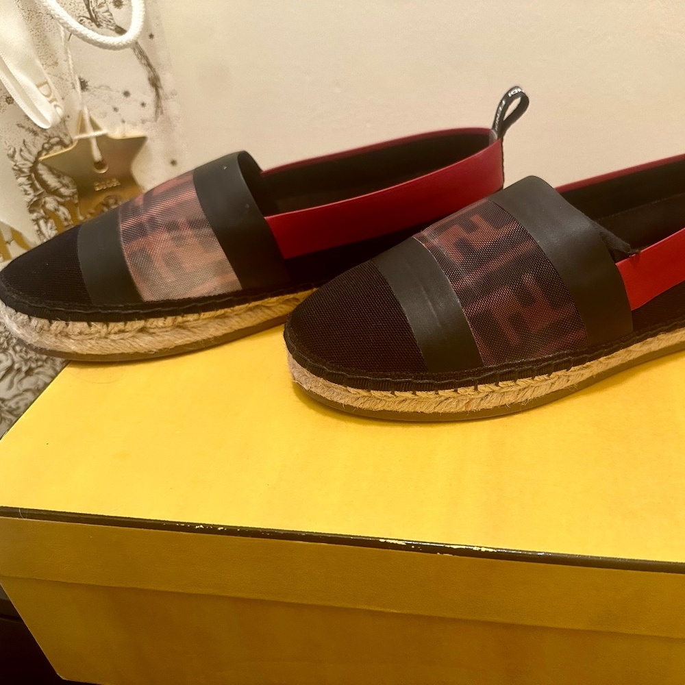 Fendi Zucca Espadrilles